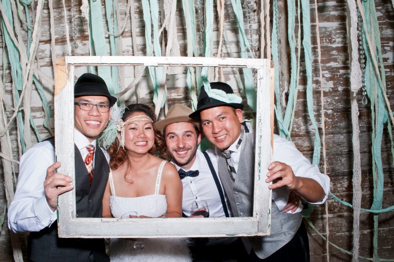 Photobooths and props can jazz up any wedding (Photo by Angela Cappetta / Cultura Creative)
